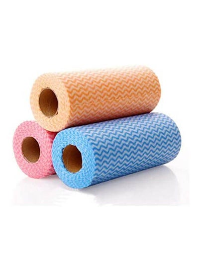150Pcs/Roll Reusable Cleaning Wipe Household &Kitchen Towels Disposable Cleaning Cloth Multicolour