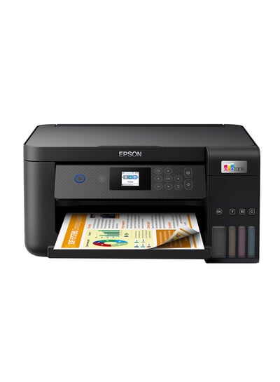 Ecotank L4260 Home Ink Tank Printer Double-Sided A4 Colour 3-In-1 With Wi-Fi Direct, Smart Panel Connectivity And Lcd Screen Black