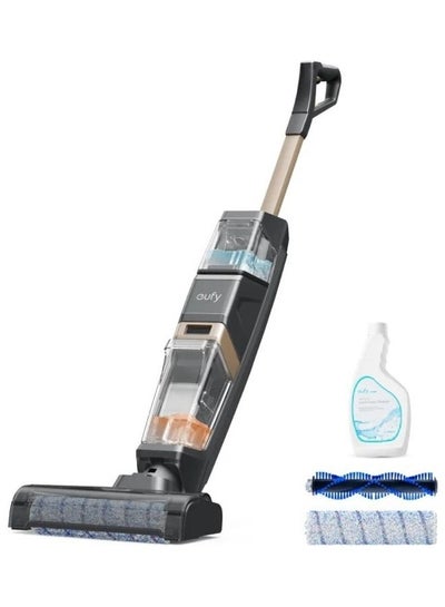 All In One Wet And Dry Cordless Vacuum With Hard Floor Washer Self Cleaning Auto Dry Technology 600 ml 250 W T2730211 Black