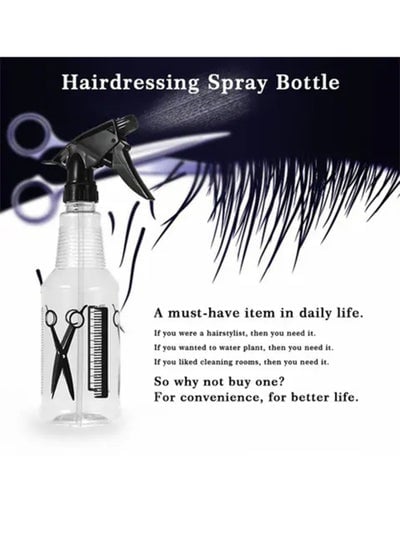 Hairdressing Spray Bottle Plastics Mist Sprayer Flower Plant Watering Sprayer 390ml Hair Salon Hairdressing Tool