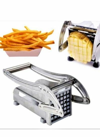 Potato Chipper, Effective Stainless Steel Potato Cutter Veg Slicer Potato Chipper Kitchen Helper