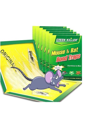 06 PCS Mouse Traps Indoor,Mouse Glue Traps,Sticky Traps, Glue Boards Professional Strength That Work Capturing Indoor and Outdoor Rat