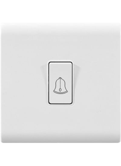 1-Gang Vivace Retractive Door Bell Switch with Symbol 2 Way 10 A