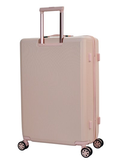 Hard Case Luggage Trolley For Unisex ABS Lightweight 4 Double Wheeled Suitcase With Built In TSA Type Lock A5123 Milk Pink