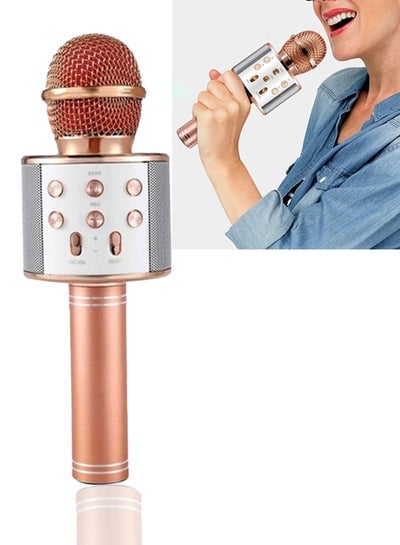 Professional Wireless Microphone Speaker Handheld Microphone Karaoke Mic Music Player