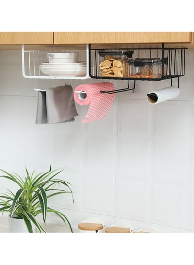 Multifunctional hanging Basket finishing rack for kitchen cupboard under shelf