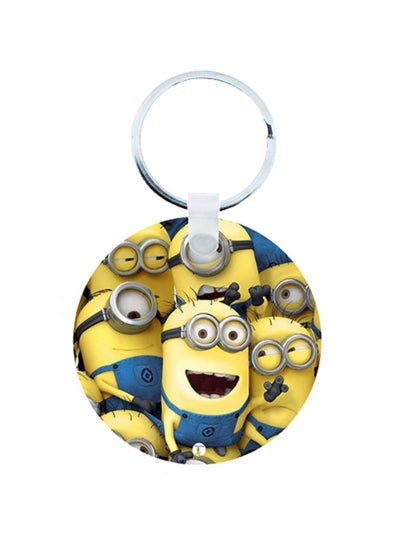 The Minions Wooden Keychain