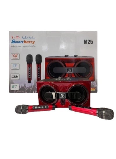 Smart Berry M25 Karaoke Speaker Bluetooth Wireless Mic