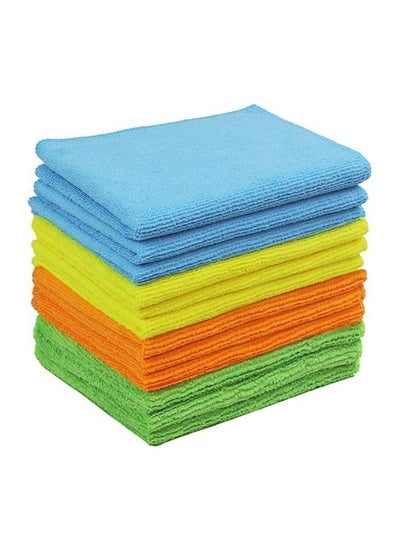 12 Pack Simple Houseware Microfiber Cleaning Cloth