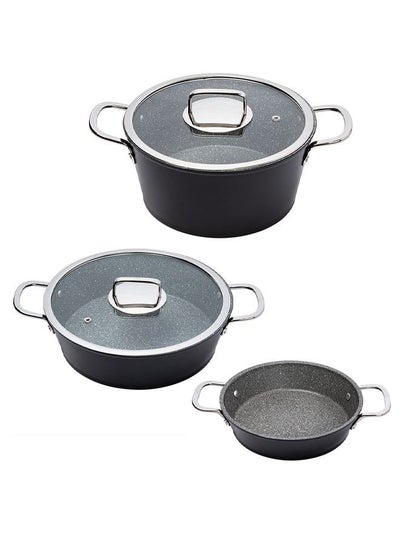 Excellence 5 Pieces Granite Cookware Set