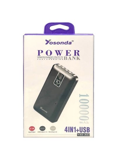 YXD-A63 Aviation Standard Power Bank 10000mAh Quick Charge 4in1+USB with Overchange Protection 2.1A Input/Output