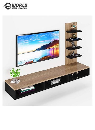Wooden Twist TV Unit Shelf Dressing and Bed Size Table for Home Office