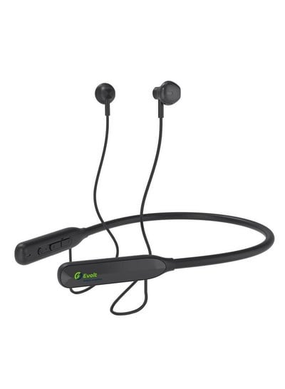 WNB-100 Wireless Neckband with Magnetic Earbuds Design and Digital Battery Display