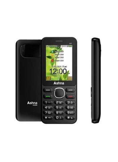 Ashna K4 Mobile 4 Sim Supporting Black