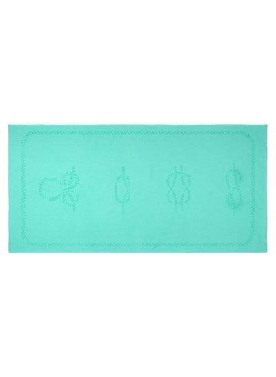 Sailor Knot Design 100% Turkish Cotton Beach Towel Mint Green 70x140cms