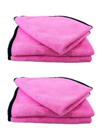 4 Pcs Car Drying Towel Microfiber Cleaning Cloth