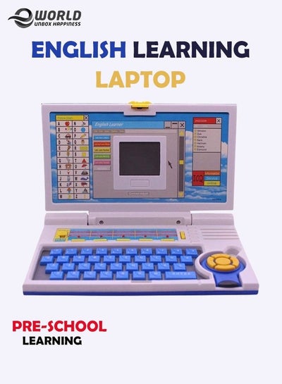English Learning Laptop For Kids 20 Activities For Enhance Skills Pre-school Educational Gift For Children