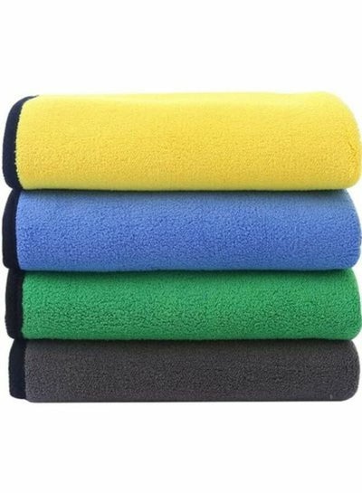 Cleaning Microfiber Towels for Cars Drying Cloth Pack of 4