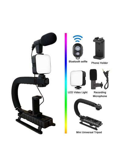 Universal Photography Video Handheld Vlog Stand Stabilizer Kit For Phone Camera Video Recording