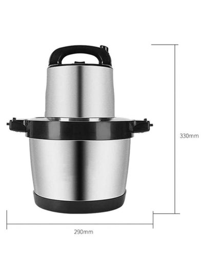 Electric Meat Chopper and Grinder, Stainless Steel Food Processor for Vegetable and Fruits 6L