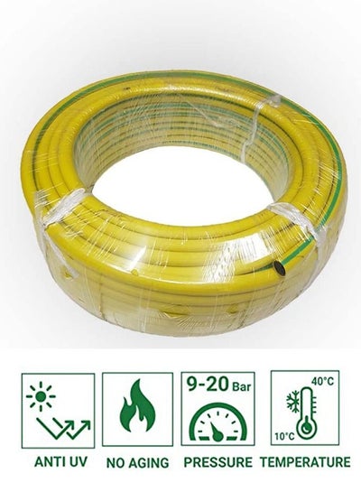 High Quality 3 Layer PVC Garden Hose 1/2 Inch  50 YARDS (YELLOW, GREEN) 45 METER
