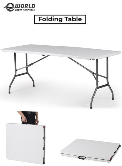 Multifunctional Folding Dining Table For Home Portable Picnic Party And Camping Plastic Table For Indoor, Outdoor