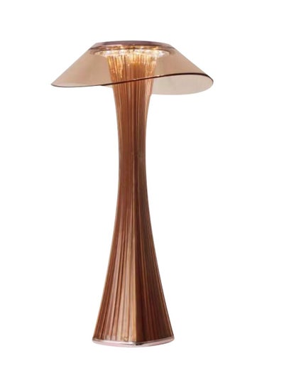 LED Small Waist Desk Light Creative Modeling Decorative Table Lamp(Champagne) Rechargable Beside Bedroom  living room  3 colour dimming