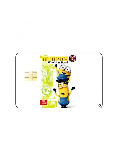 PRINTED BANK CARD STICKER Animation The Minions From Despicable Me By Illumination