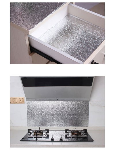 Pack of 3 Durable Soft Kitchen Oil-proof Moisture-proof Solid Aluminum Foil Paper