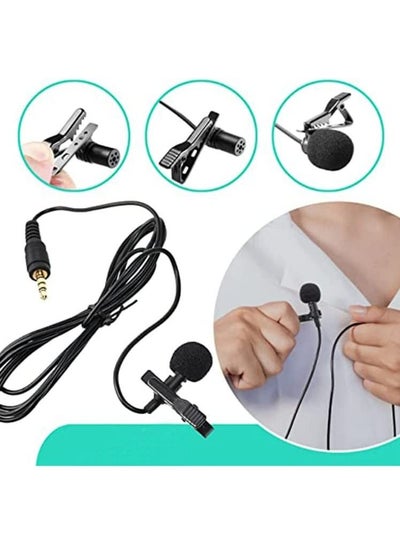 Lavalier 3.5mm Microphone for Android Mobile Device Computer PC Laptop Mic