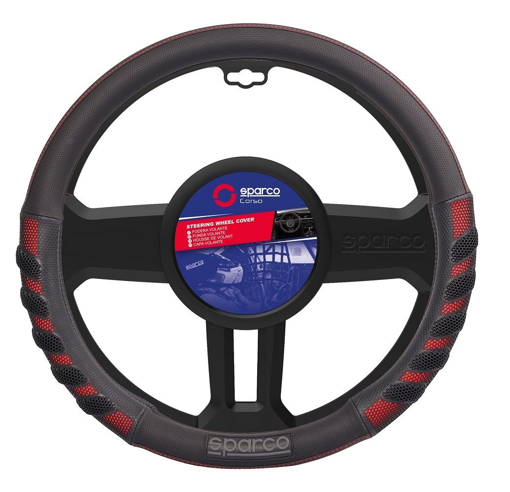 Steering WC 38cm Black/Red