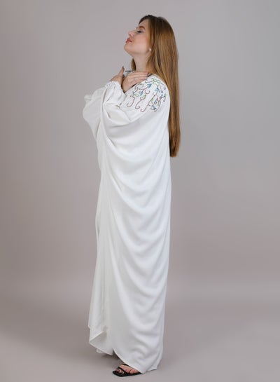 MSquare Fashion Abaya White Color